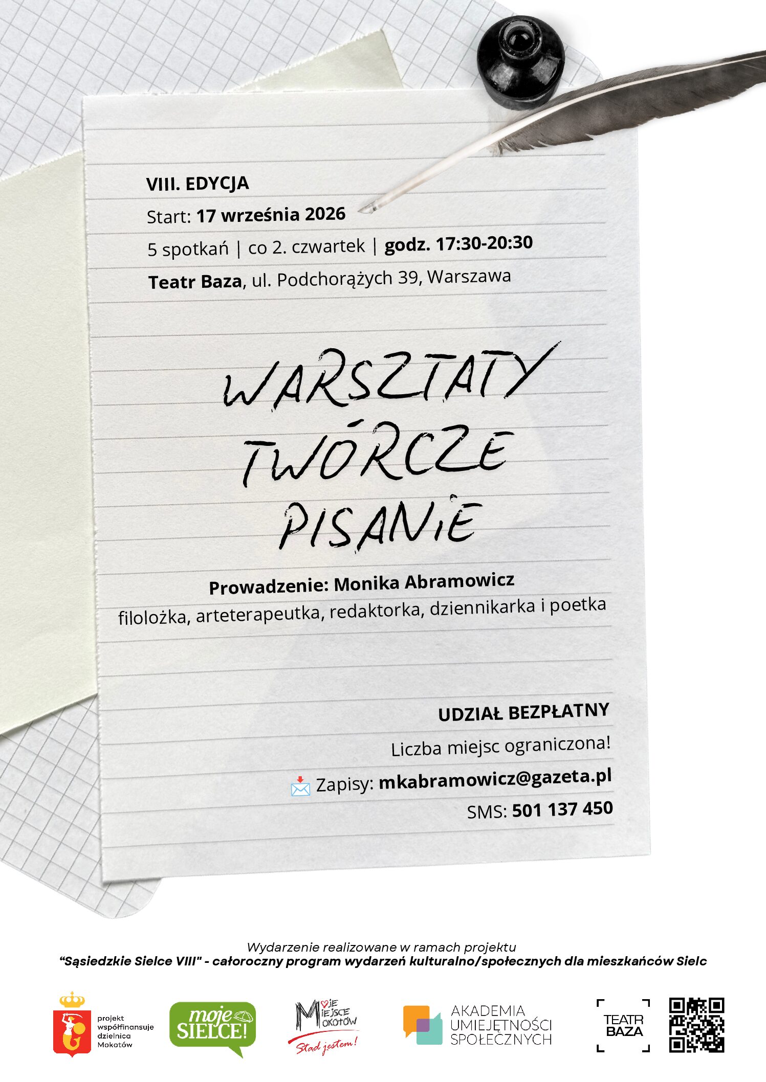 Warsztaty Twórcze Pisanie